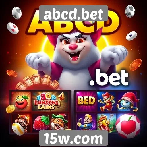 Diversidade de jogos disponíveis no site abcd.bet